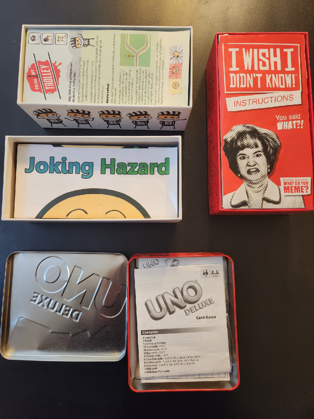 Card Games Bundle: Trial by Trolley, Joking Hazard, UNO+ - photo 2