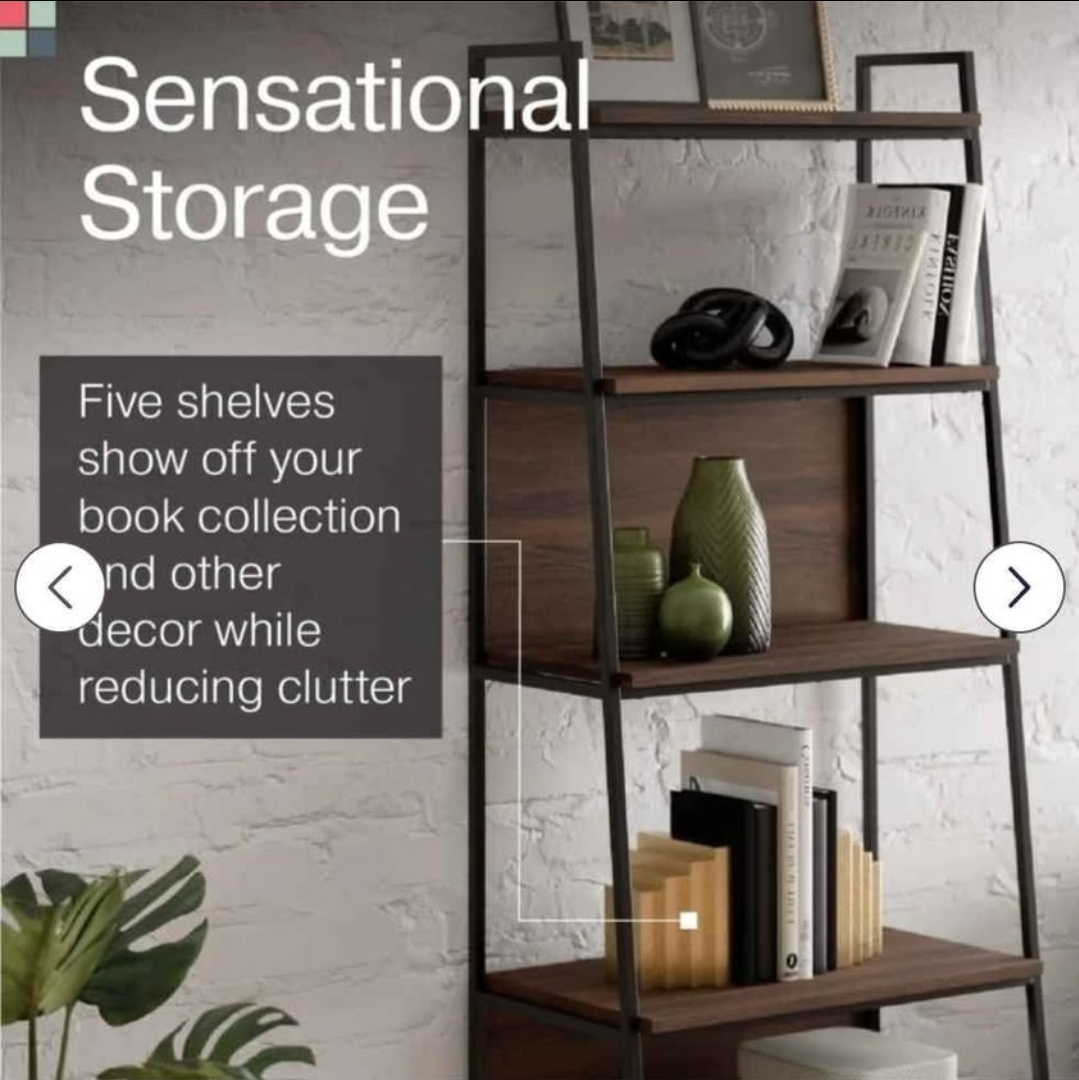 Stead Ladder Bookshelf with 5 shelves - photo 3