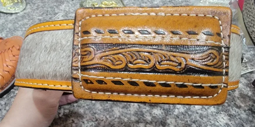 Handmade Leather Belt image indicator(3)
