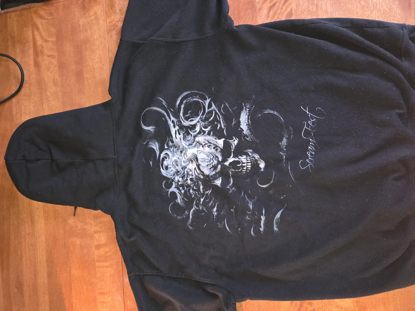 ATC Black ScreamFest Skull Hoodie - XL image indicator(3)