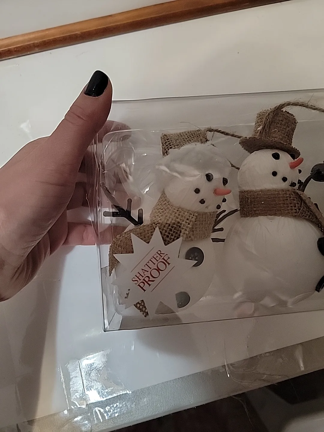 Hobby Lobby Evergreen Cottage Snowman Ornaments - New image indicator(4)