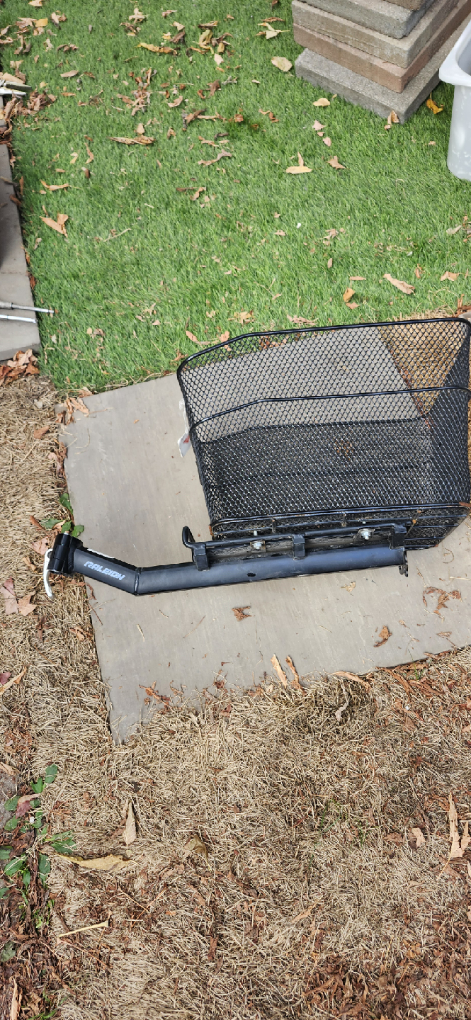 Raleigh Bike Basket with Rack - Black. price firm - photo 5