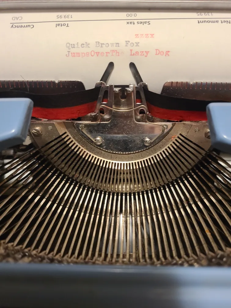 Brother Webster XL-600 Typewriter w/ Case image indicator(4)