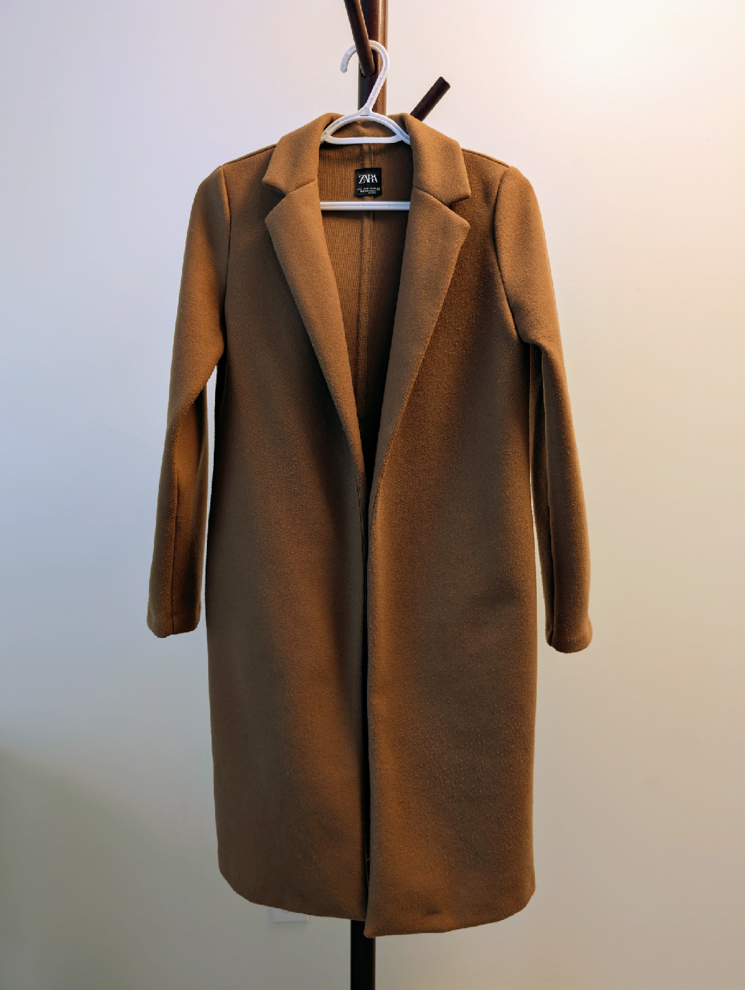 Zara Lapel Collar Coat - Size S - photo 2