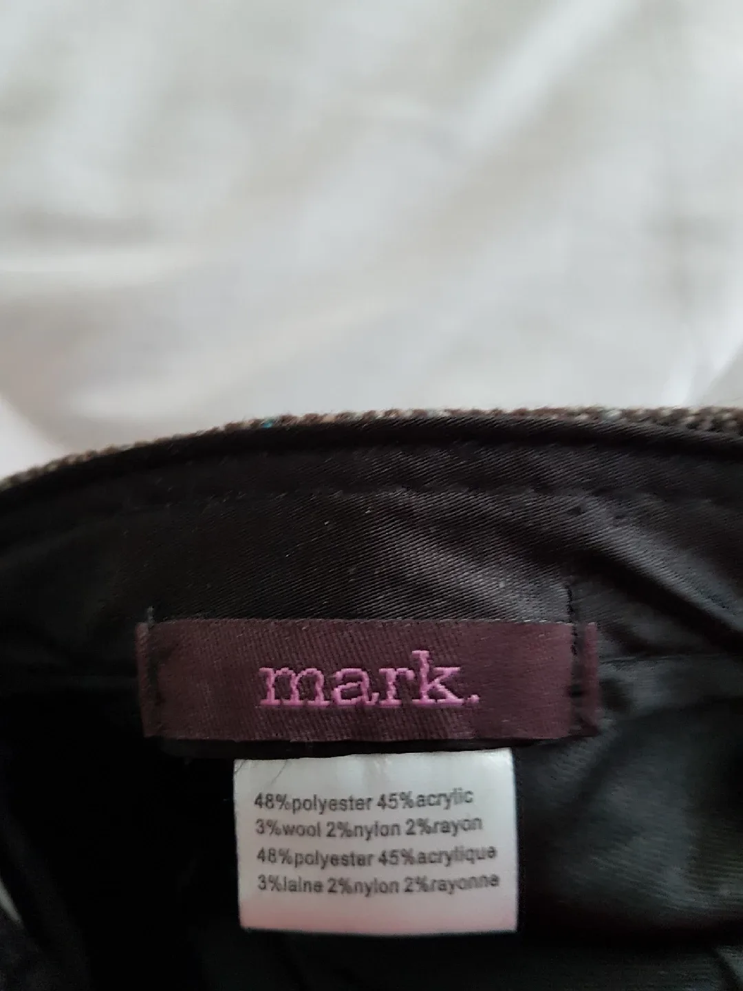 Mark. Brown Herringbone Newsboy Cap image indicator(2)