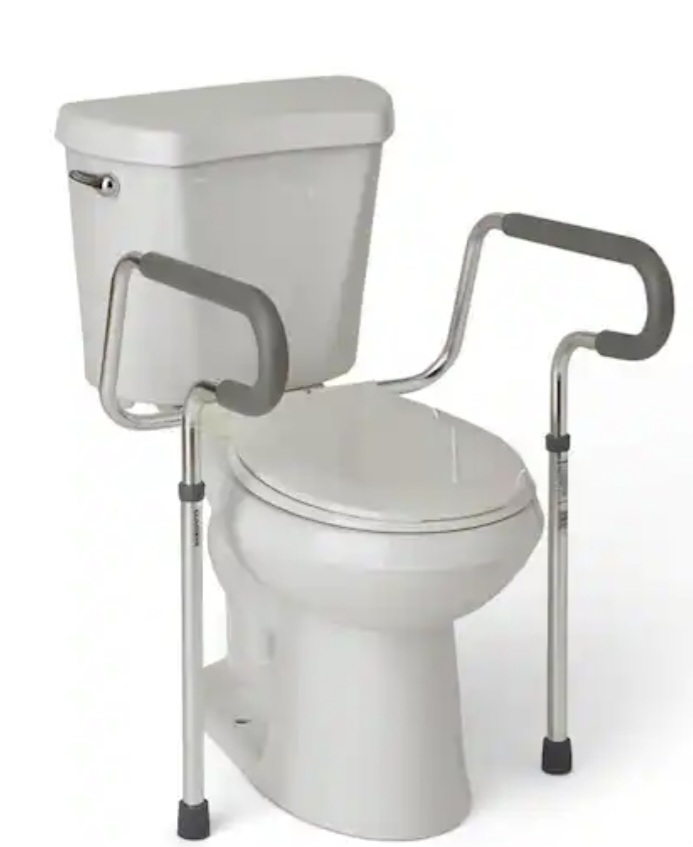 Toilet Safety Rails - White - photo 2