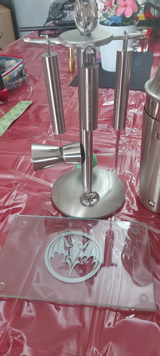 Cocktail Shaker Set with Bacardi drink making tools & carafe image indicator(2)