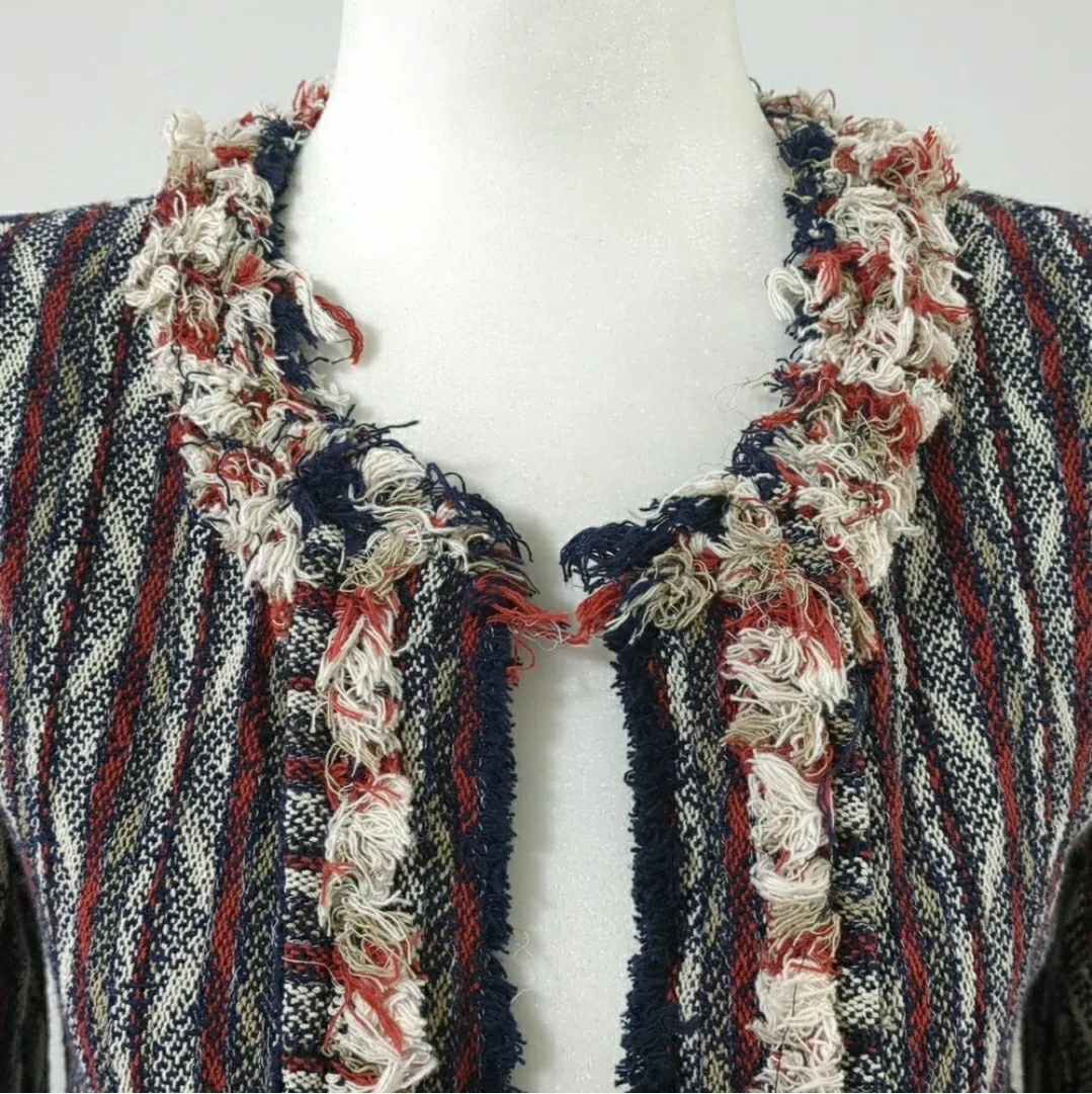 IRO Fringe knit Tweed Blazer Overcoat image indicator(5)