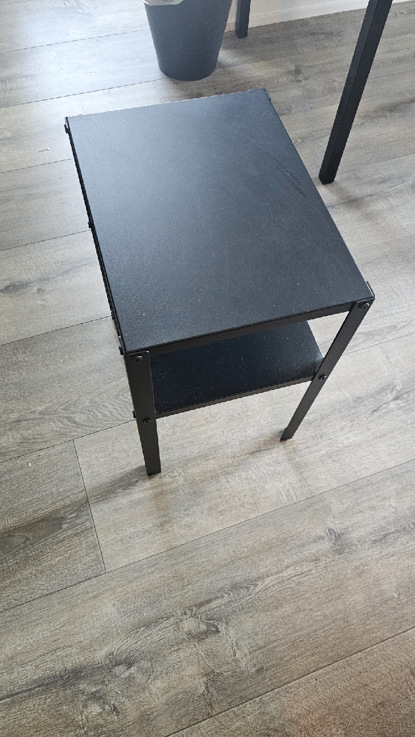 IKEA Black Side Table - photo 2
