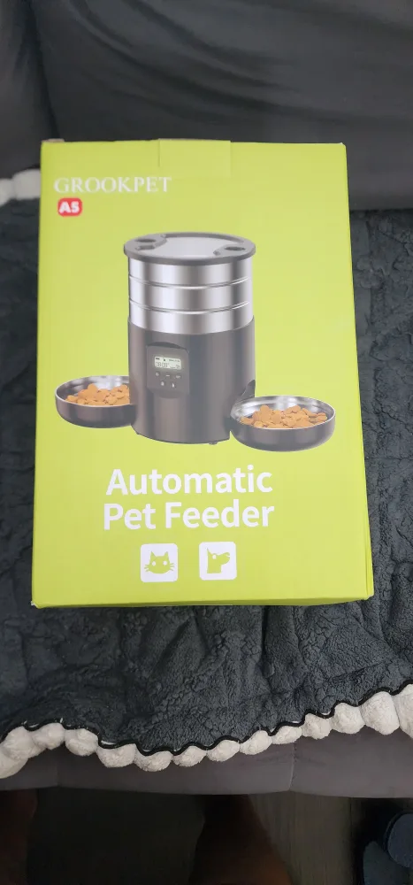 Grookpet A5 Automatic Pet Feeder "🧡" thumbnail