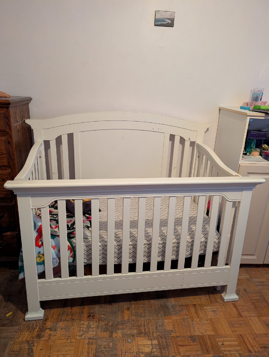 White Baby Crib