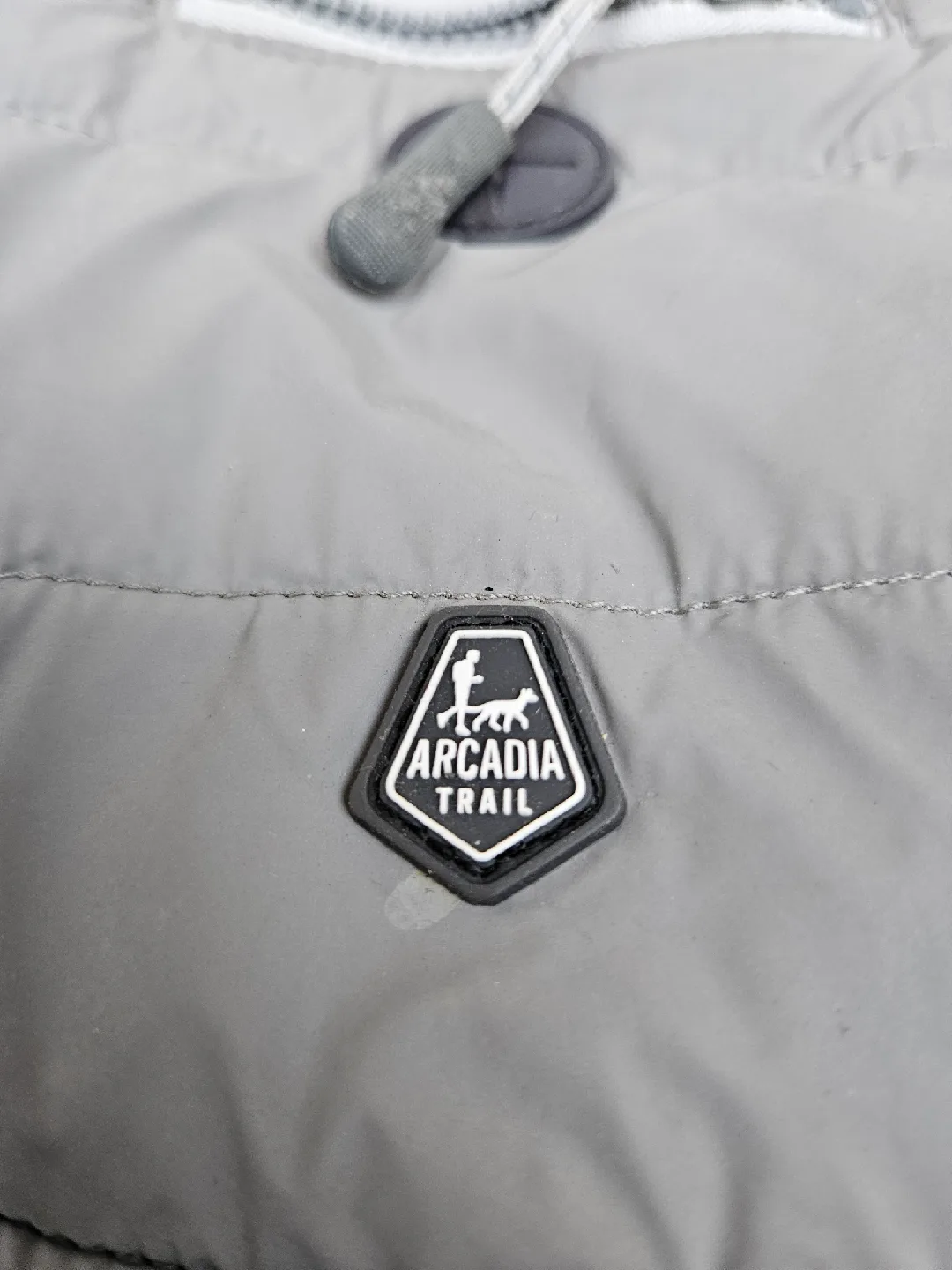 Arcadia Trail Gray Dog Jacket - Size Small image indicator(2)