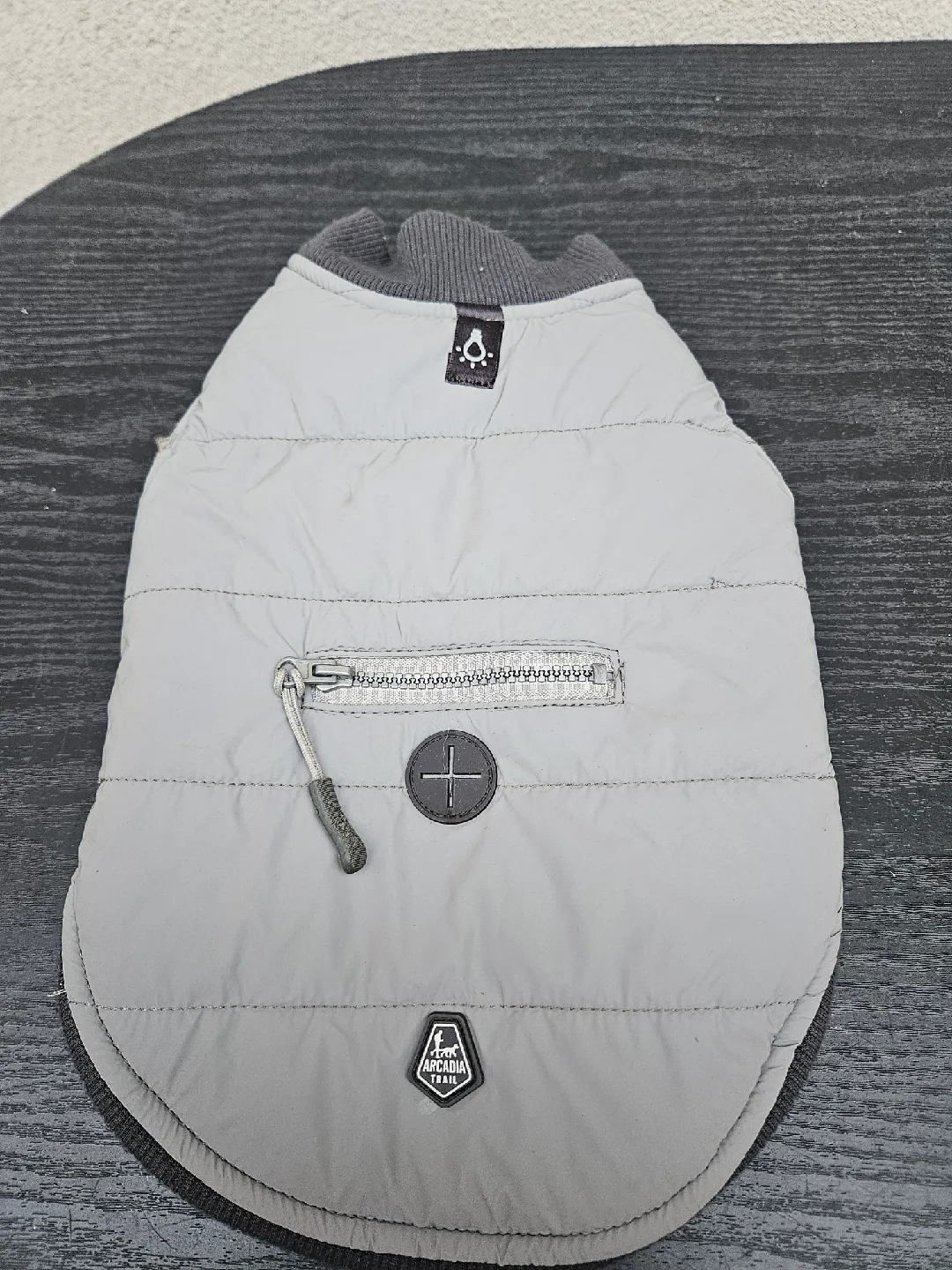 Arcadia Trail Gray Dog Jacket - Size Small image indicator(5)