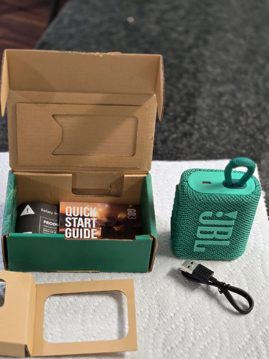 New JBL Go 3 Portable Bluetooth Speaker - Green image indicator(4)