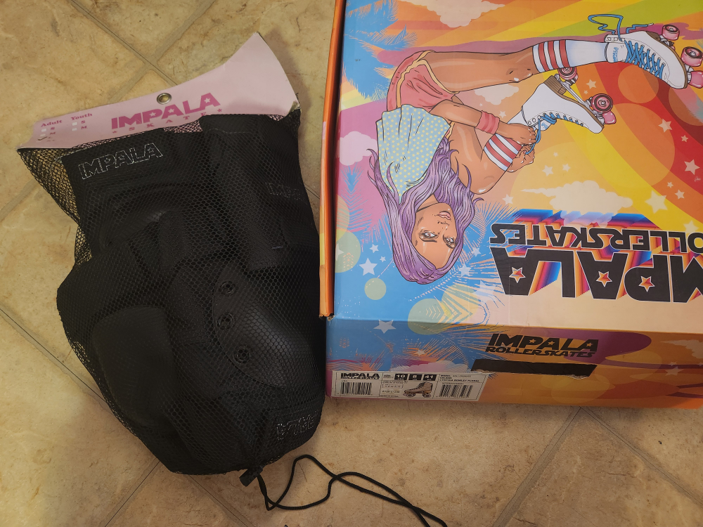Impala Rollerskates Cynthia Rowley Floral US 10 + Safety Gear - photo 2