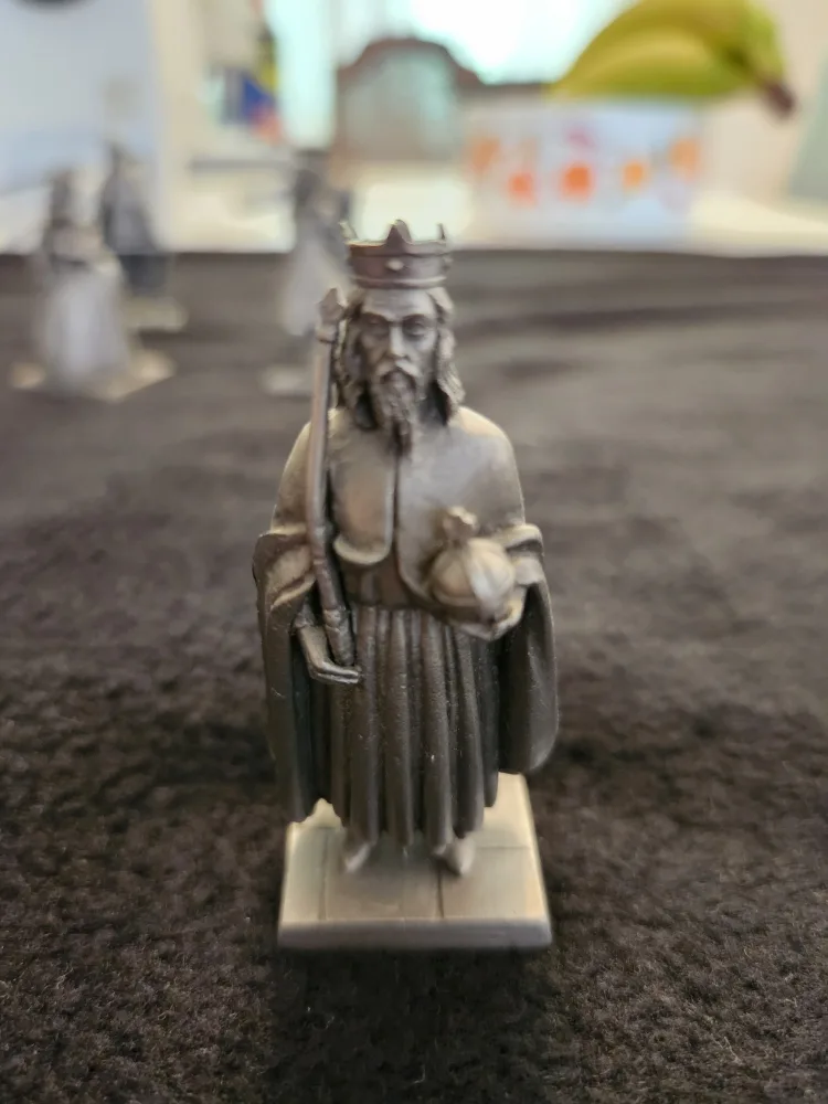 Vintage Pewter Royal Figures - Set of 8 image indicator(10)