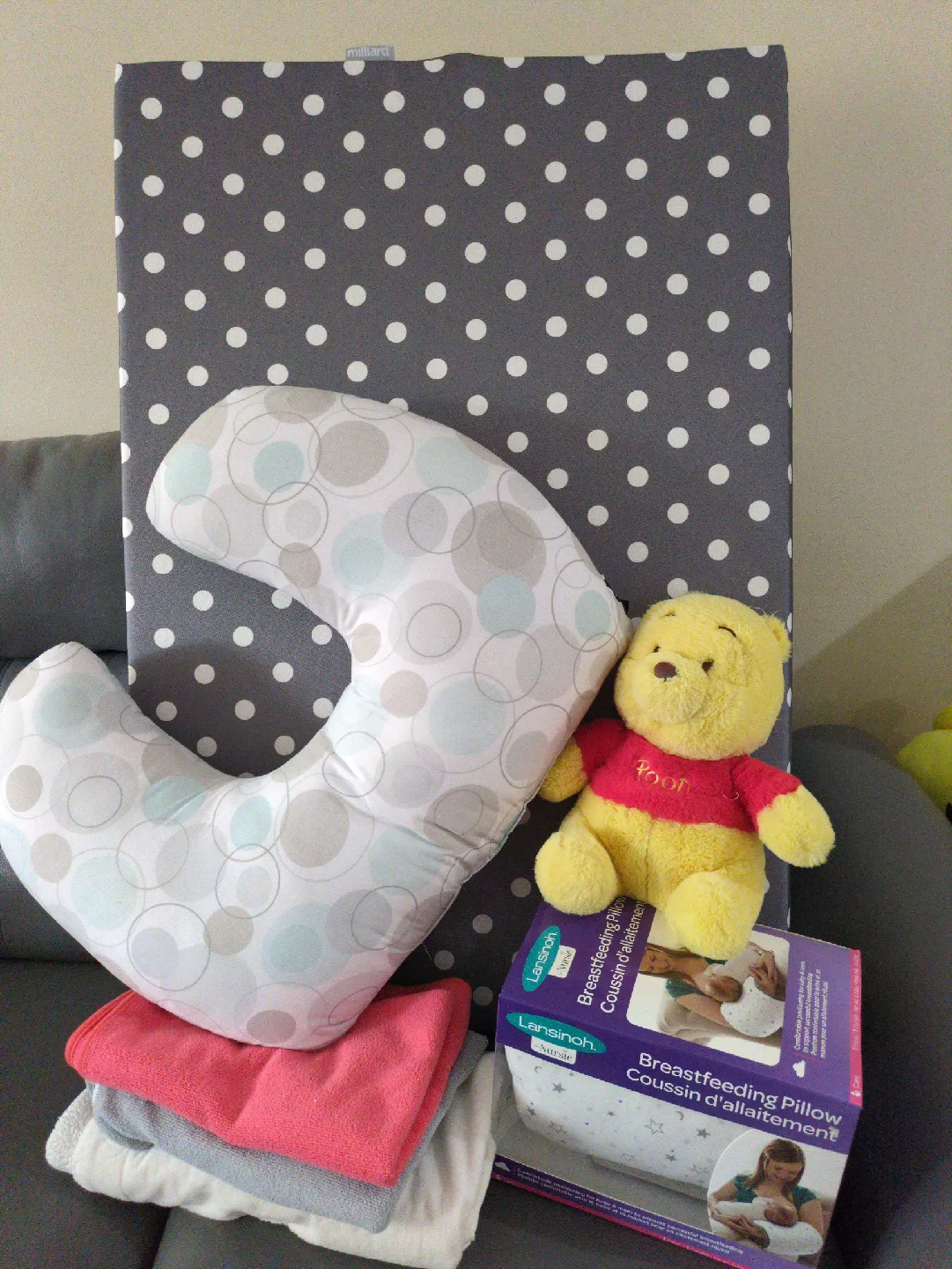 baby bundle: breastfeeding pillows, playpen mattress thumbnail