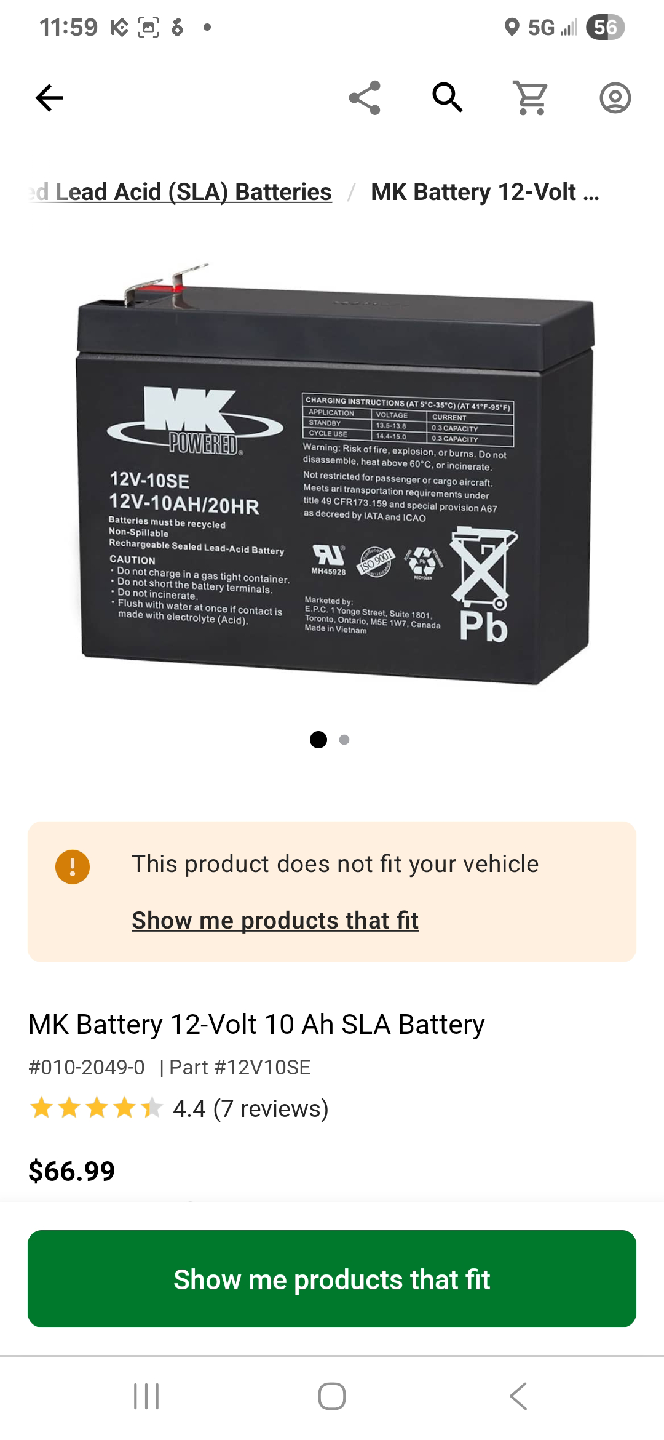 Lead Acid Batteries 12V 10Ah - photo 4