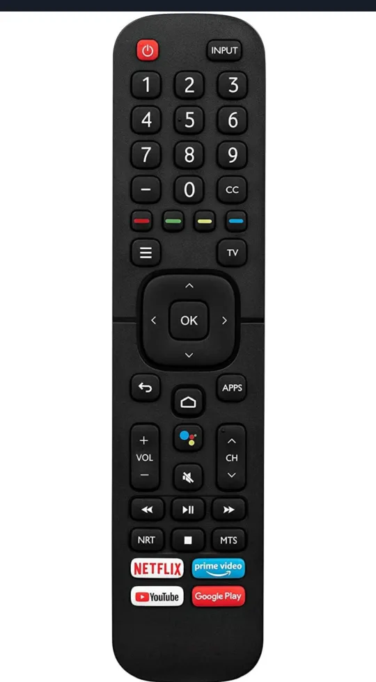 Hisense Android Smart TV Replacement Remote image indicator(4)