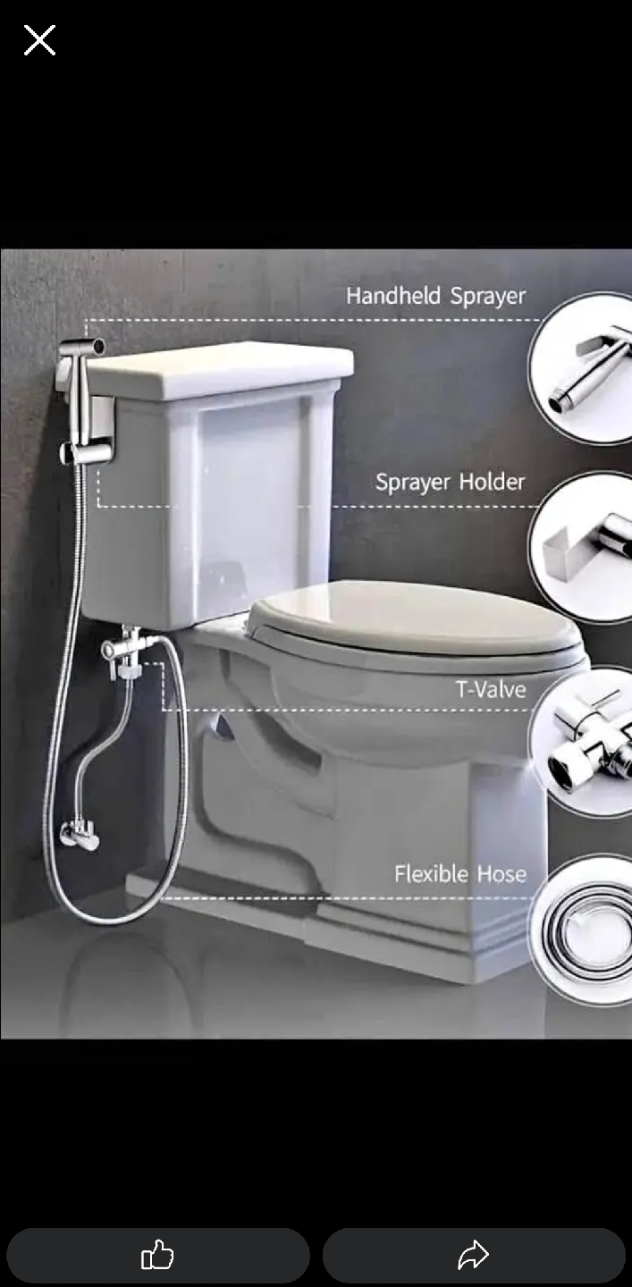 Bidet Sprayer Set - Handheld Toilet Attachment
