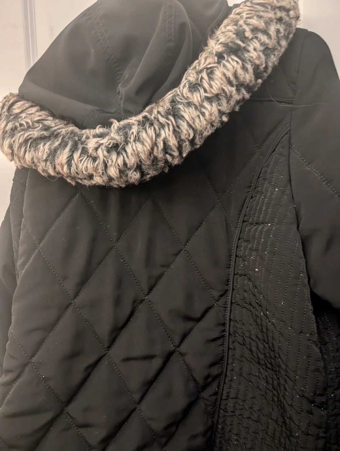 Croft & Barrow Black Winter Coat women's XL #freecycle image indicator(2)