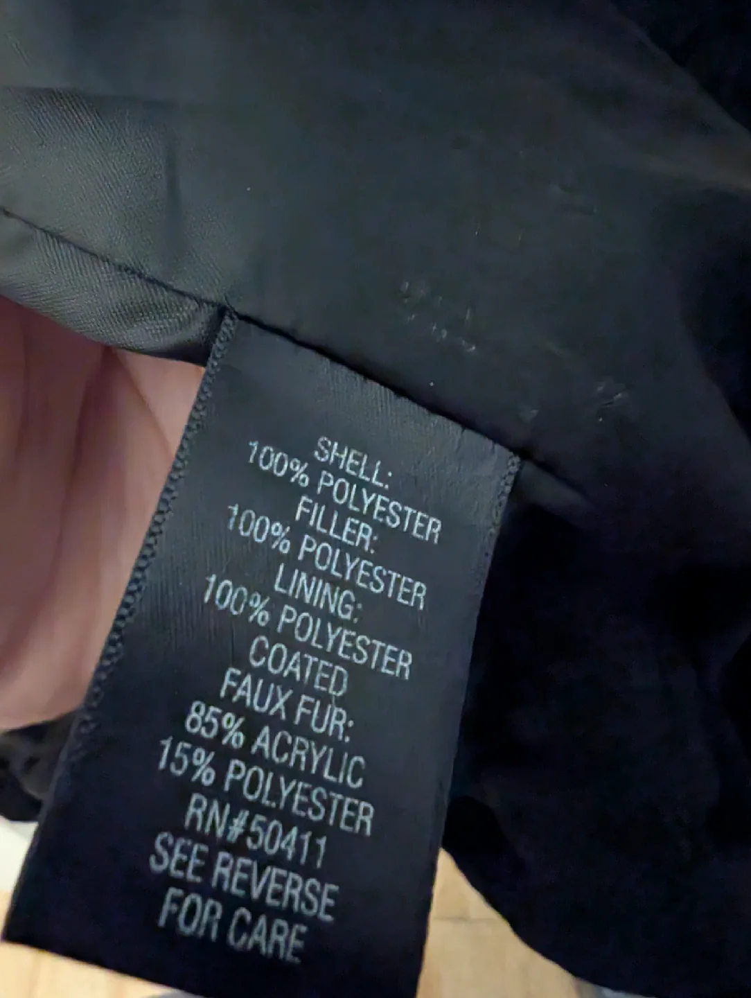 Croft & Barrow Black Winter Coat women's XL #freecycle image indicator(4)