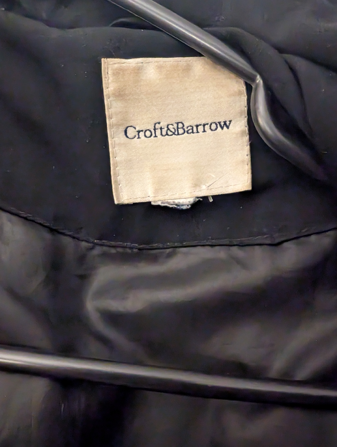 Croft & Barrow Black Winter Coat women's XL #freecycle - photo 5
