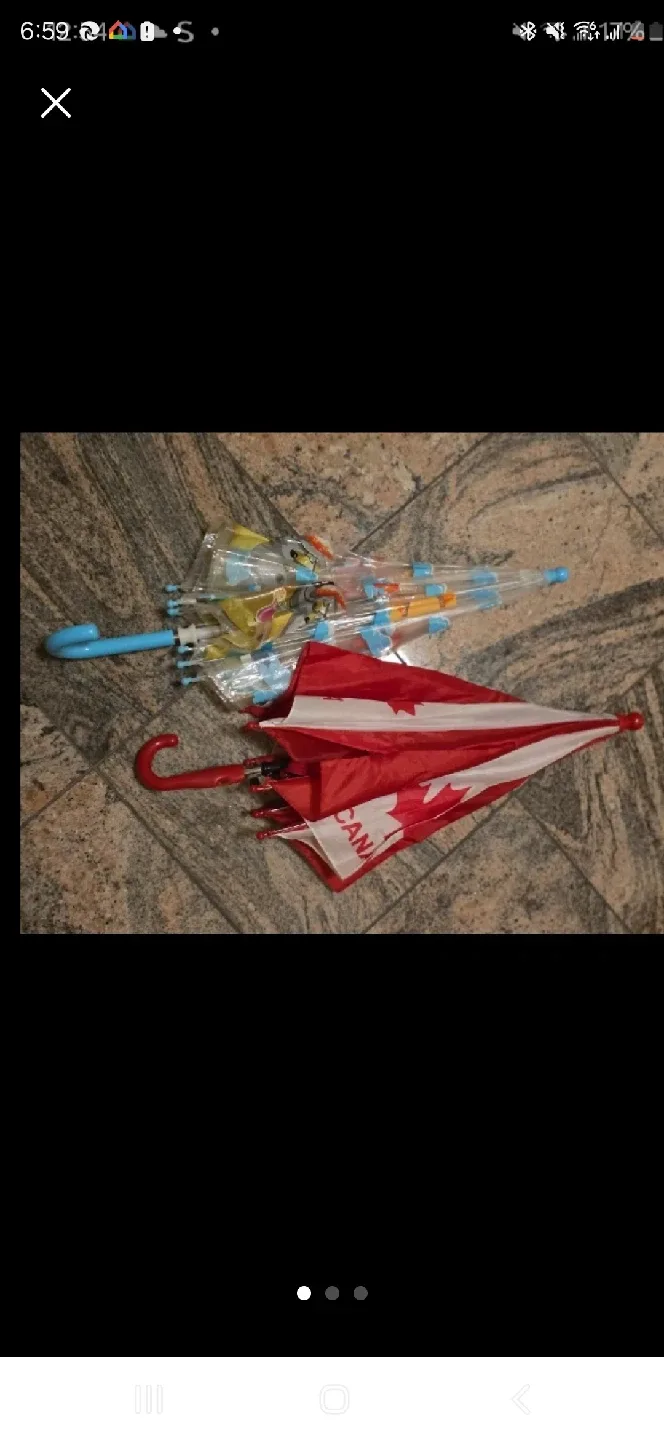 Kids Umbrellas - Canada & Cartoon-$5 for both image indicator(3)