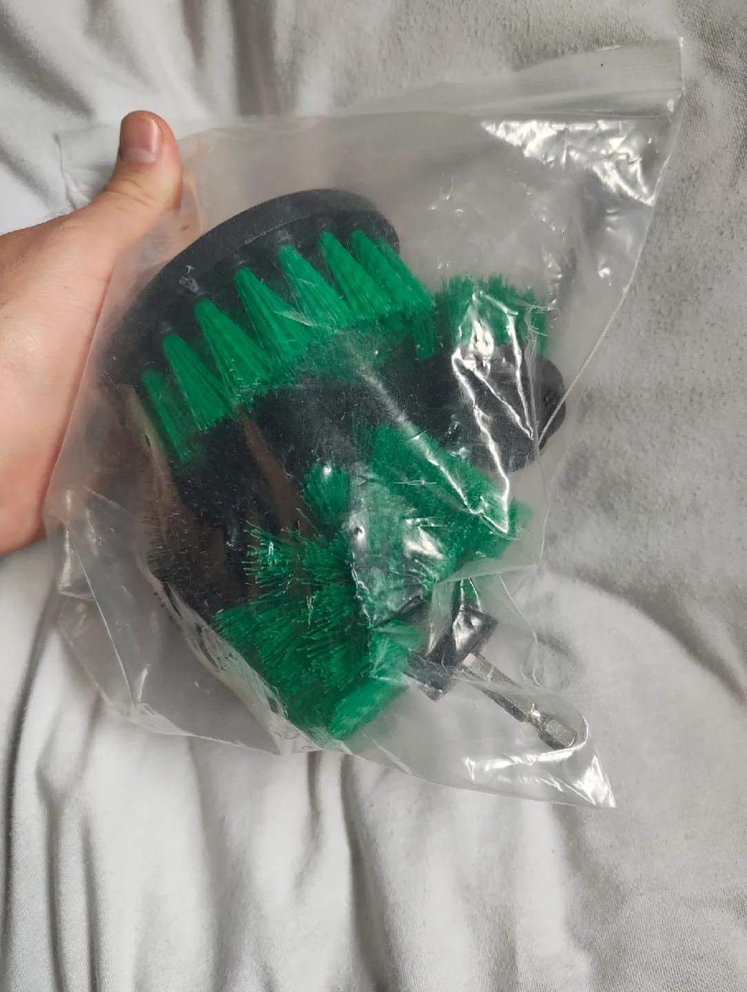 Drill Brush Attachment Set - Green/Black image indicator(3)
