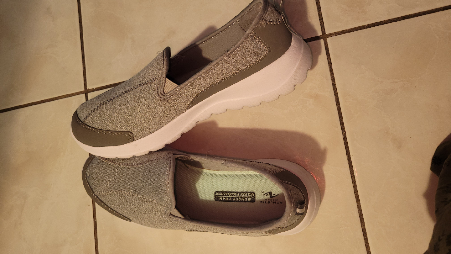 Athletic Works Memory Foam Slip-On Shoes - Size 9