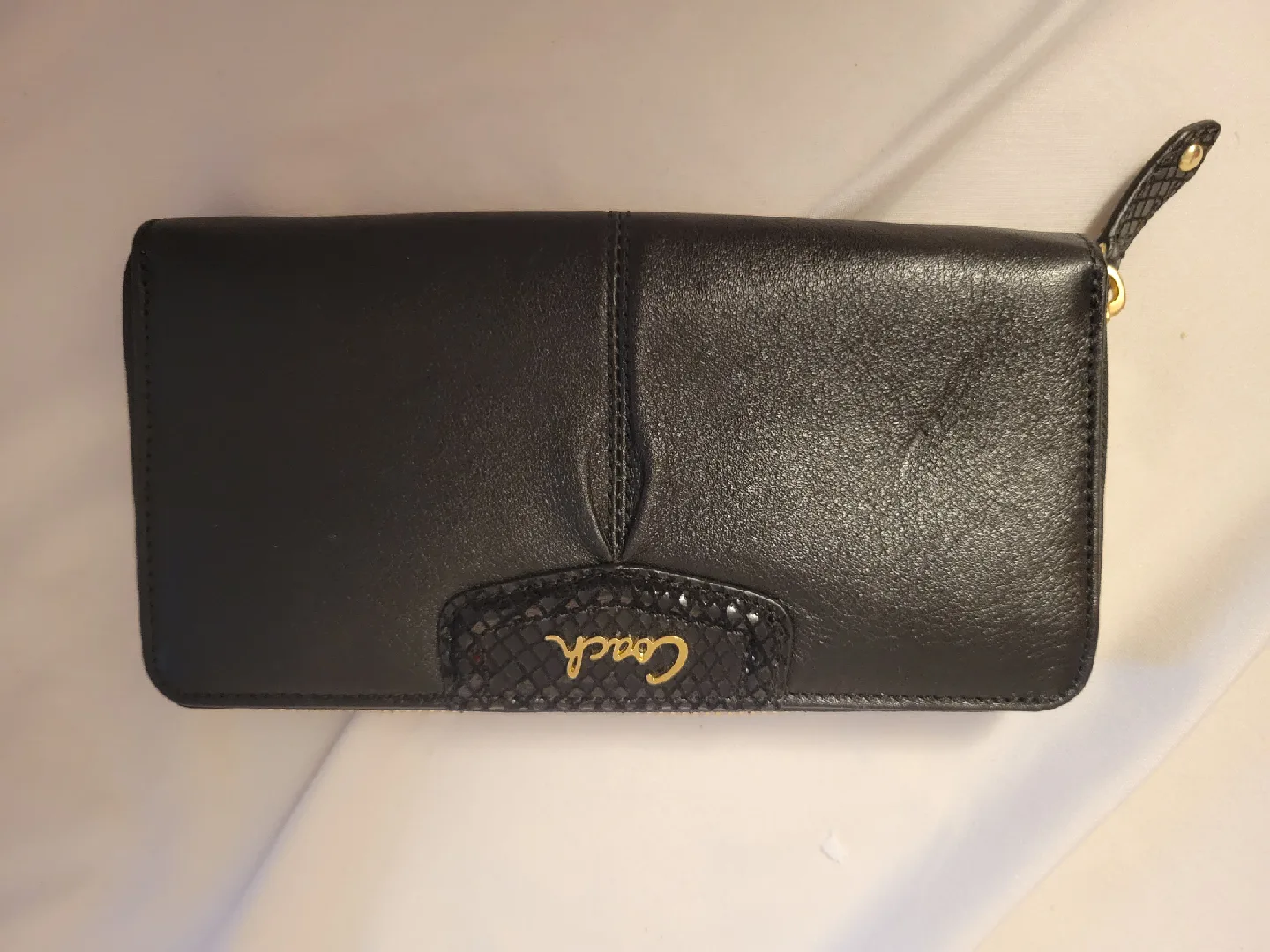 Coach Black Leather Wallet