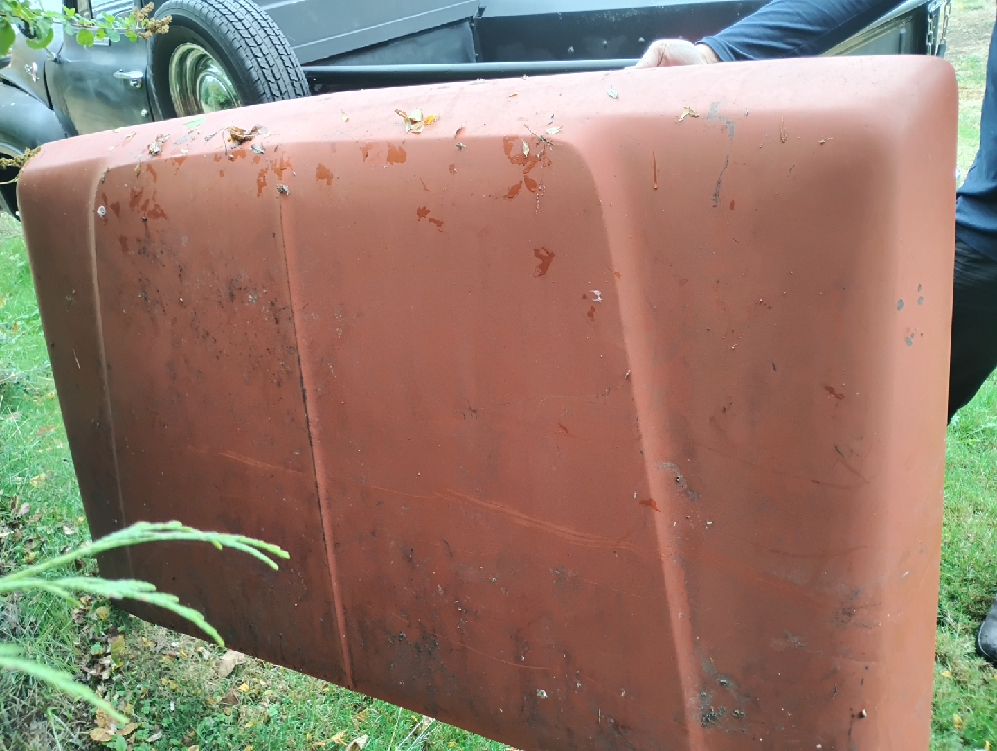 73 to 79 Ford hood decent shape