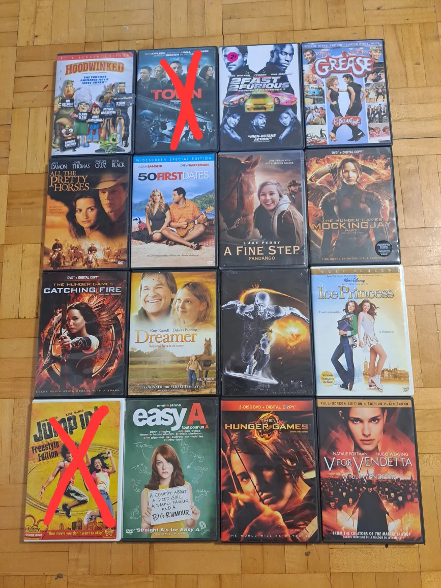 Mixed DVD Movies Lot image indicator(7)