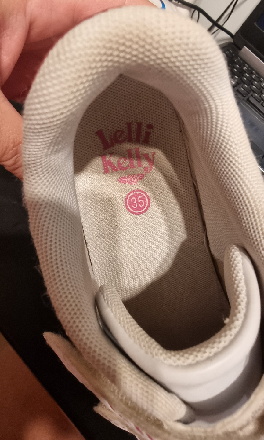Lelli Kelly White Sneakers - Kids Size 35 - photo 4