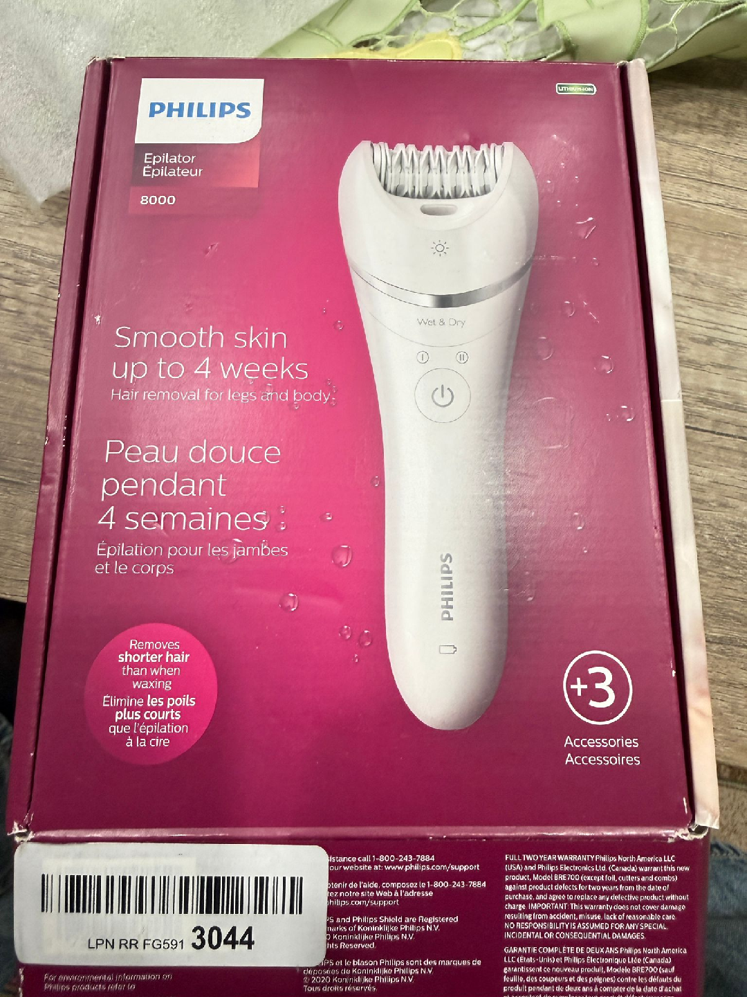 Philips Epilator 8000 Series - Like New! - photo 3
