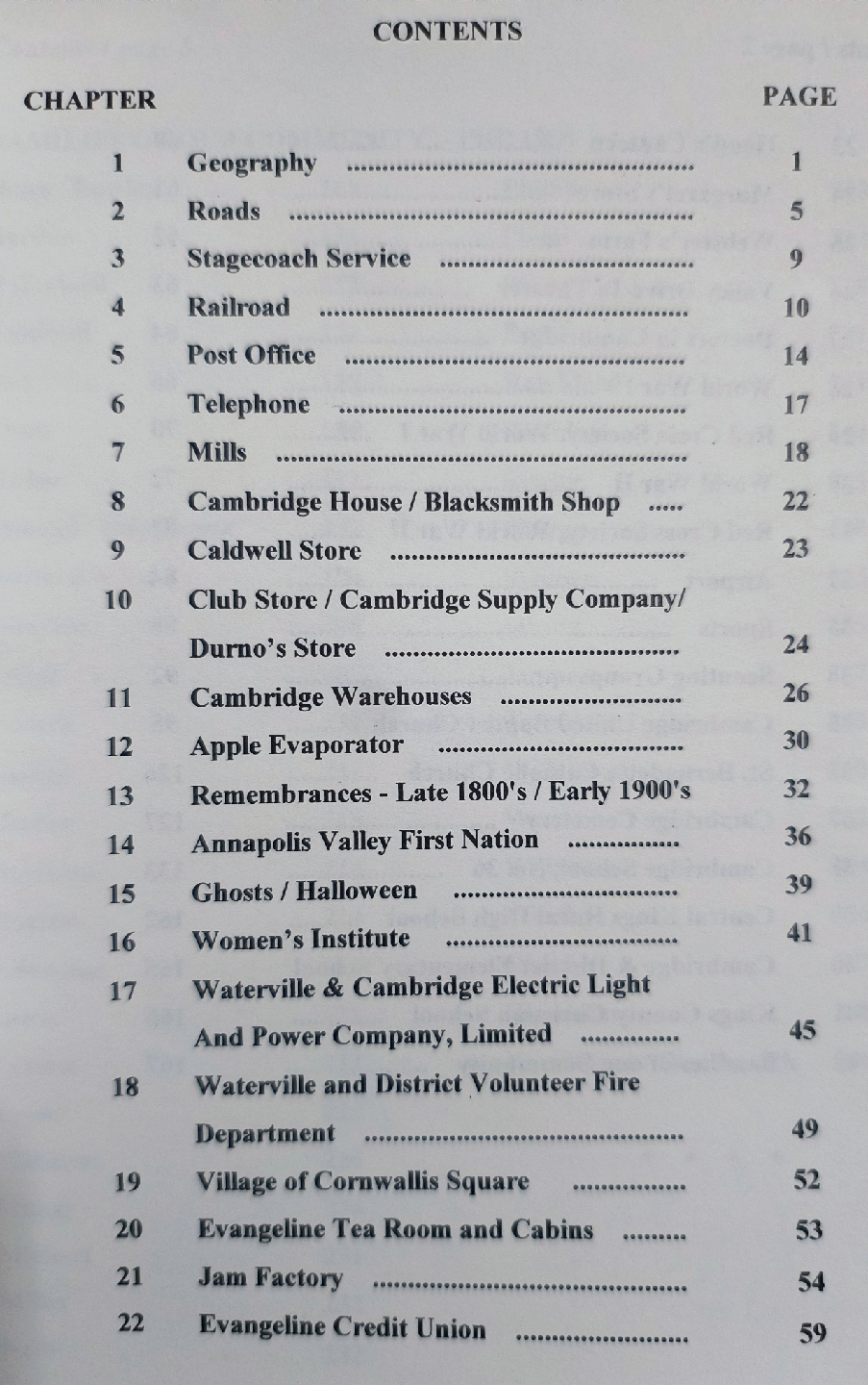 The History of Cambridge, Nova Scotia - photo 4