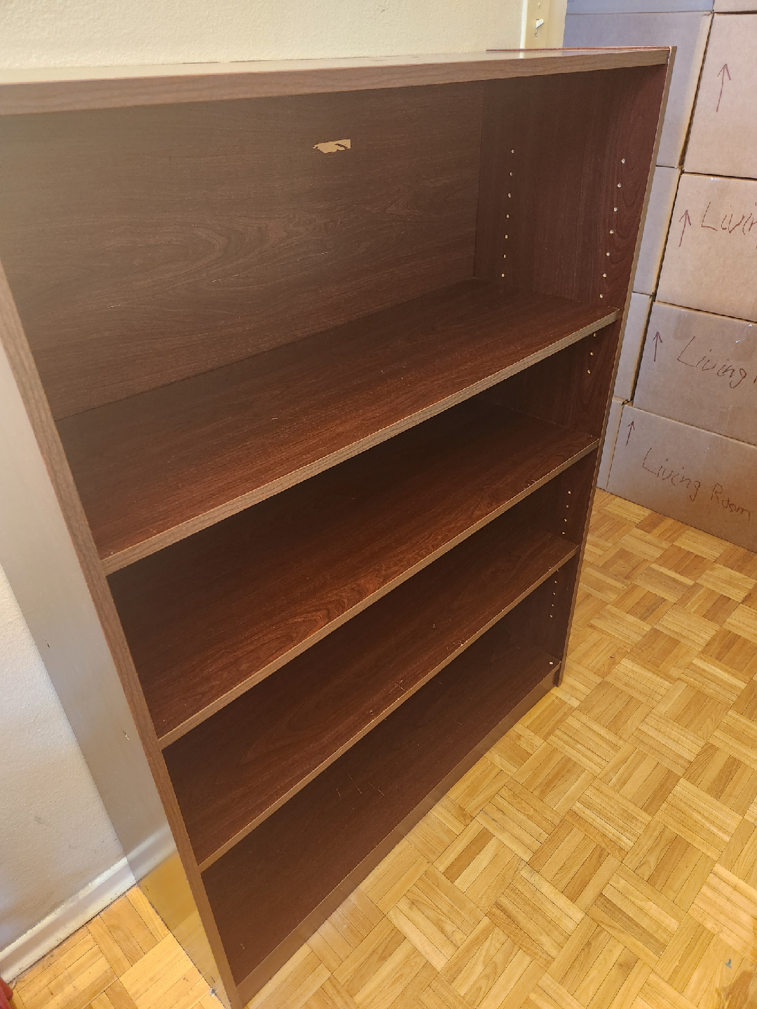 Brown Wooden Bookshelf - photo 3
