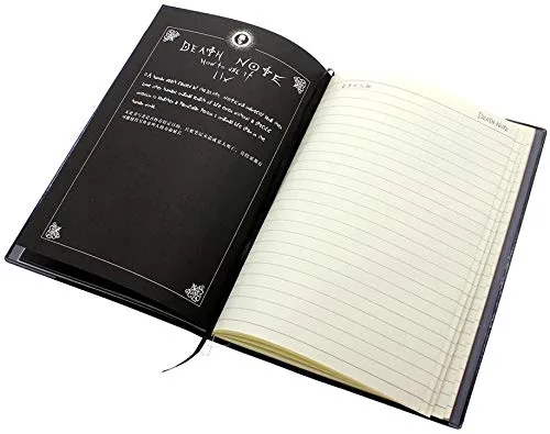 Death Note Leather Notebook with Printed Rules Cosplay image indicator(2)
