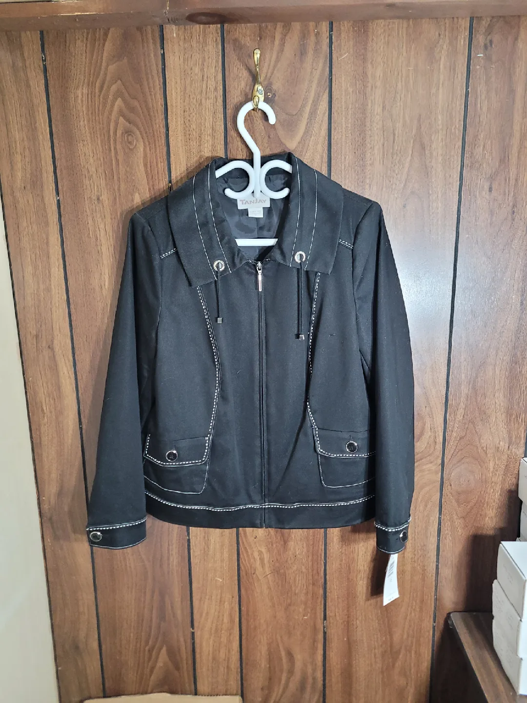 Tanjay Black Jacket - Size 12 thumbnail