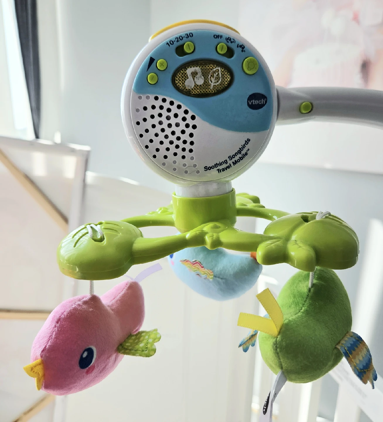 Like New VTech Soothing Songbirds Travel Mobile