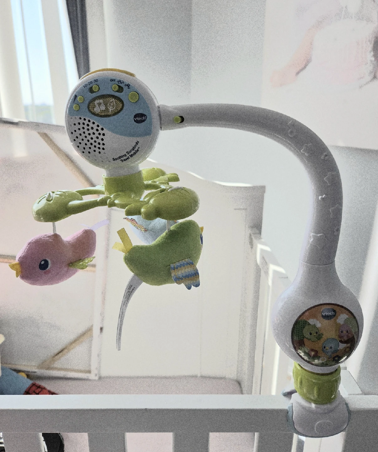 Like New VTech Soothing Songbirds Travel Mobile - photo 3