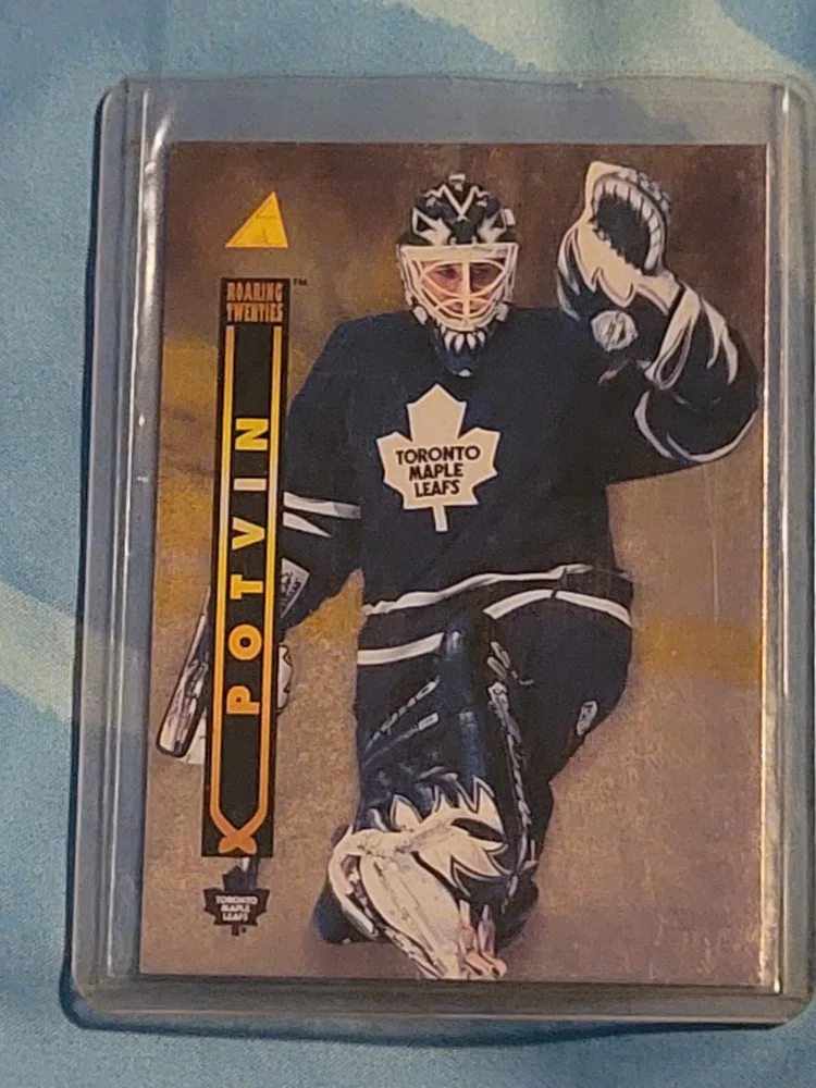 Felix Potvin Maple Leafs Hockey Card thumbnail
