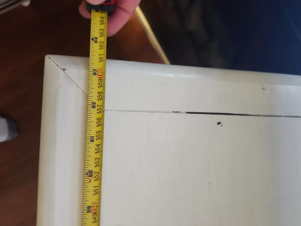 White Dresser with Black Handles image indicator(3)