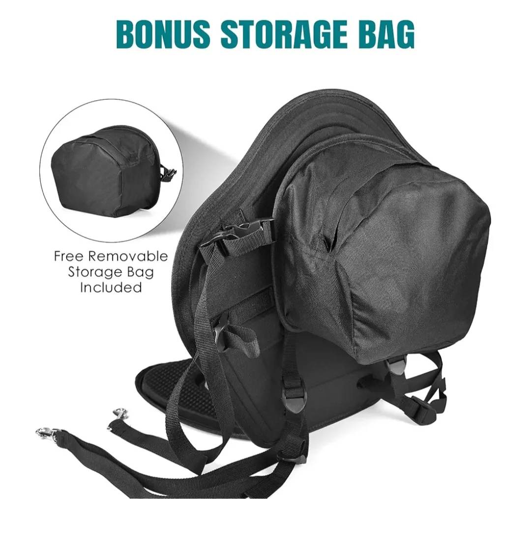 2 seats Kayak Padded Adjustable Detachable with Storage Bag image indicator(5)