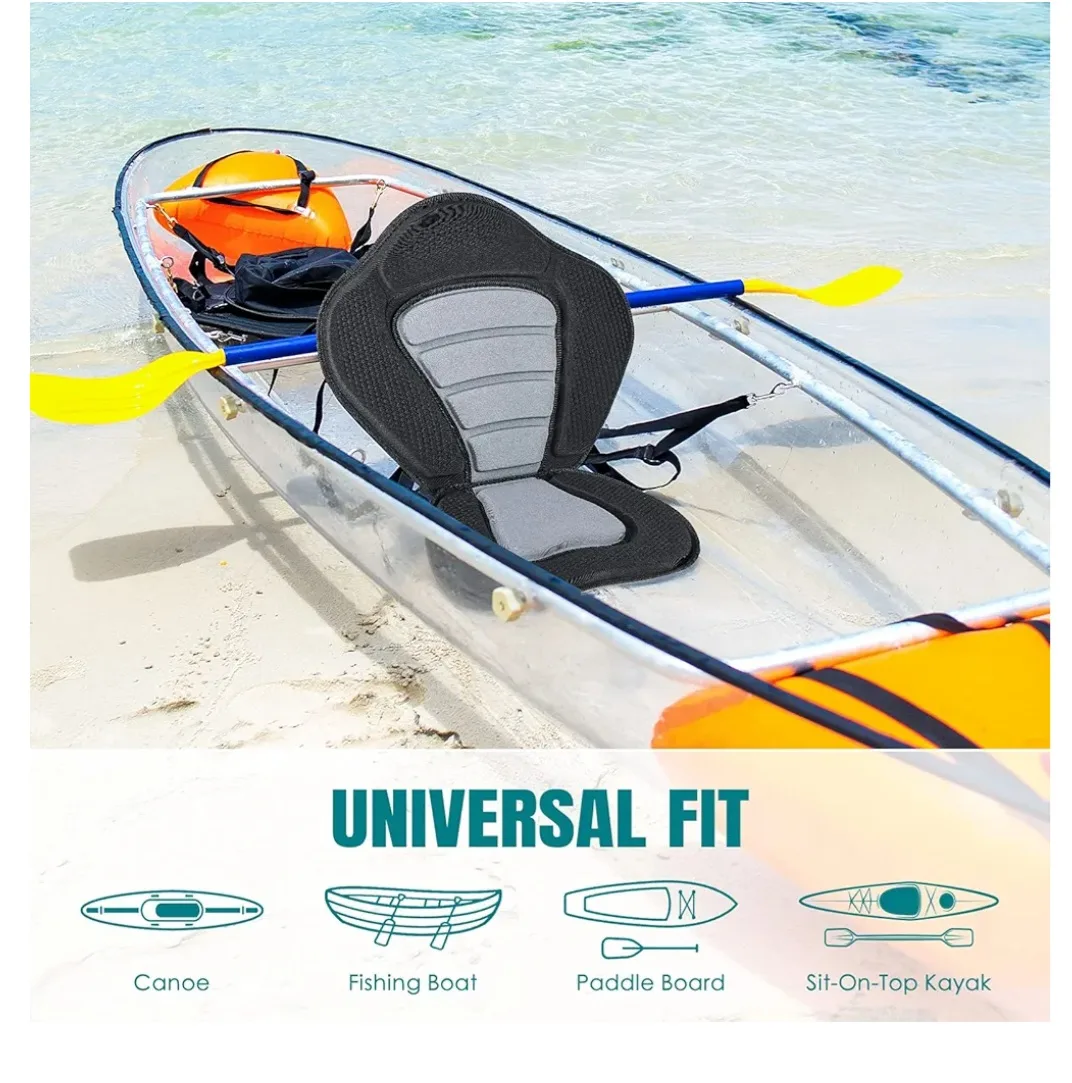 2 seats Kayak Padded Adjustable Detachable with Storage Bag image indicator(6)