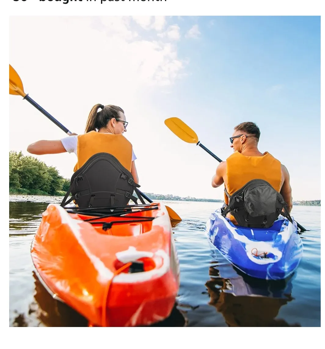 2 seats Kayak Padded Adjustable Detachable with Storage Bag image indicator(7)