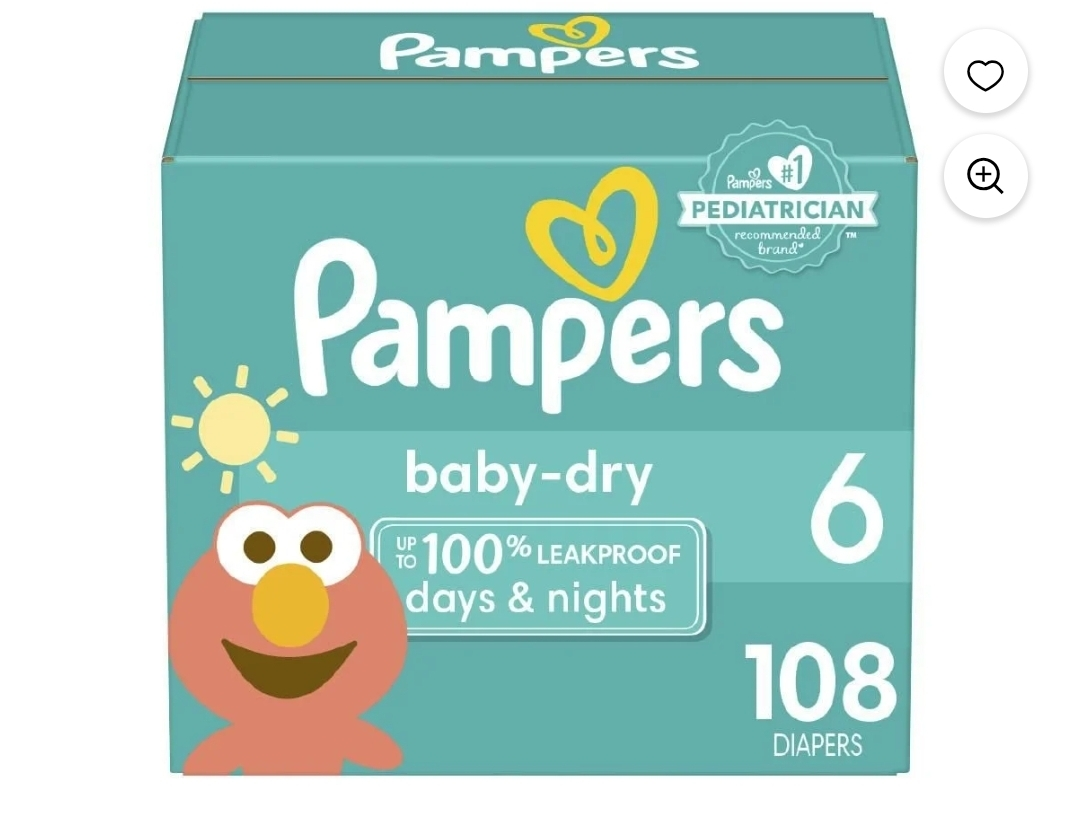 Pampers Baby-Dry Size 6 - 50 Diapers