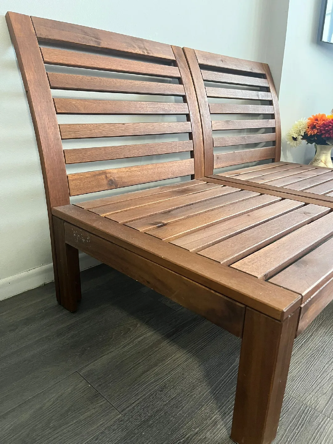 Set of 2 Outdoor Wooden Chairs (Patio Chairs) image indicator(2)