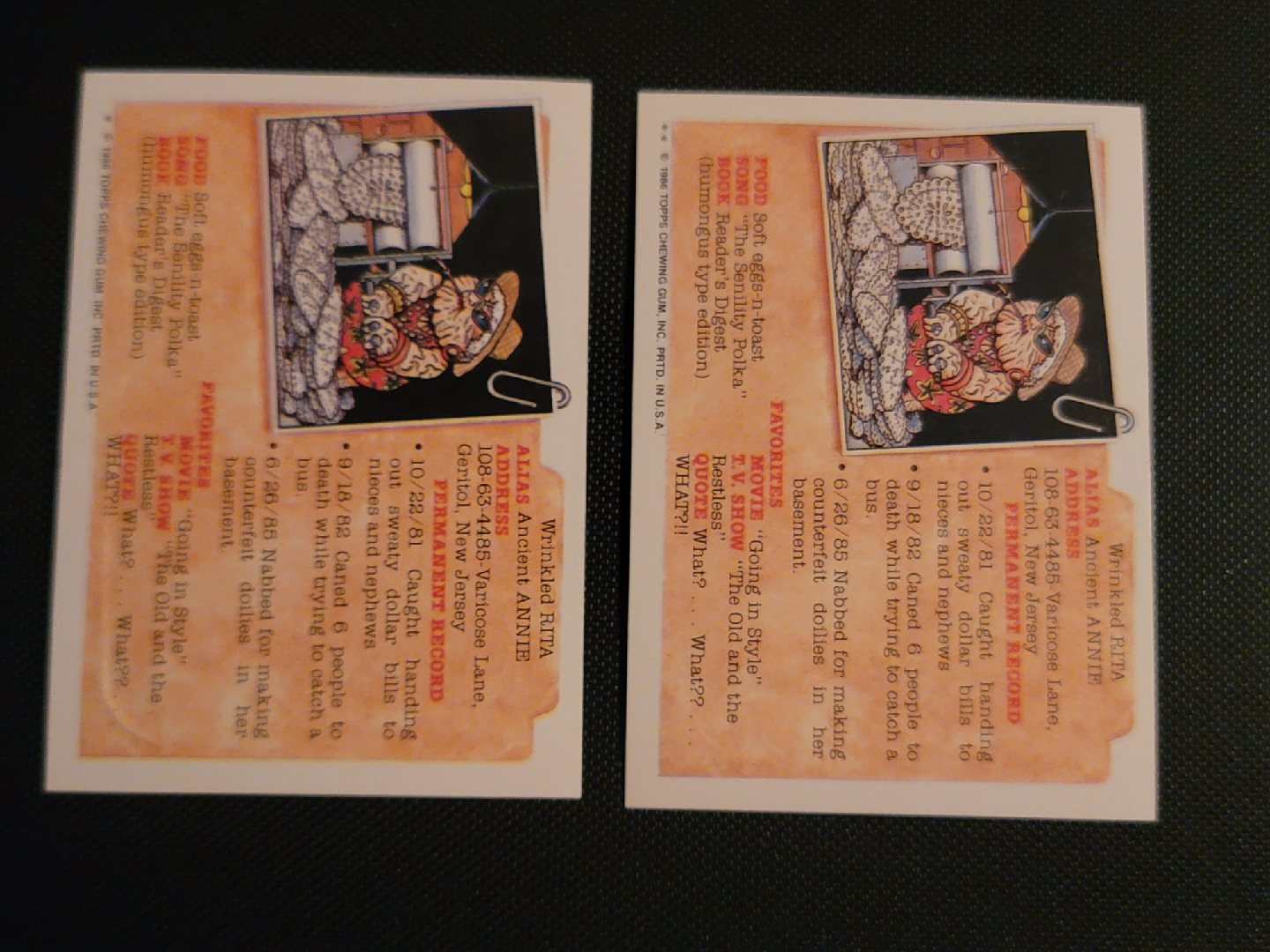 Garbage Pail Kids Trading Cards - photo 2
