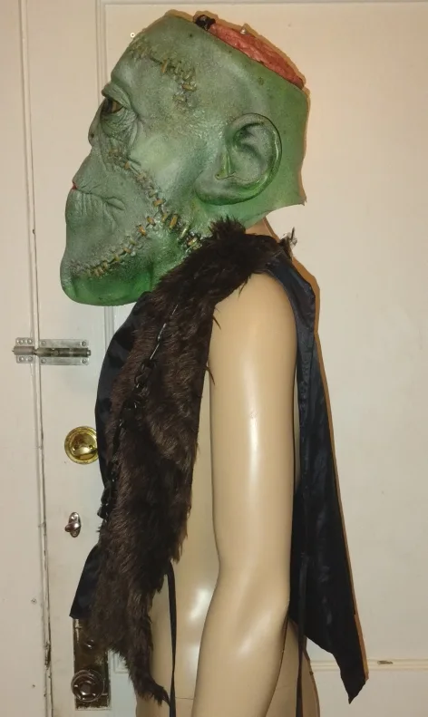 Mario Chiodo Frankenstein Brain Latex Rubber Halloween Mask image indicator(2)